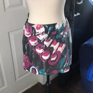 Express sequined  mini skirt 💥